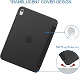 JETech Case for iPad 11th 10th Gen 11" 10.9" 2025 2022 Slim Smart Cover Black view 4