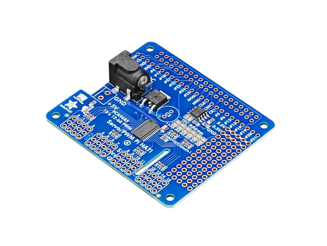 Adafruit 16-Channel PWM / Servo HAT for Raspberry Pi - Mini Kit
