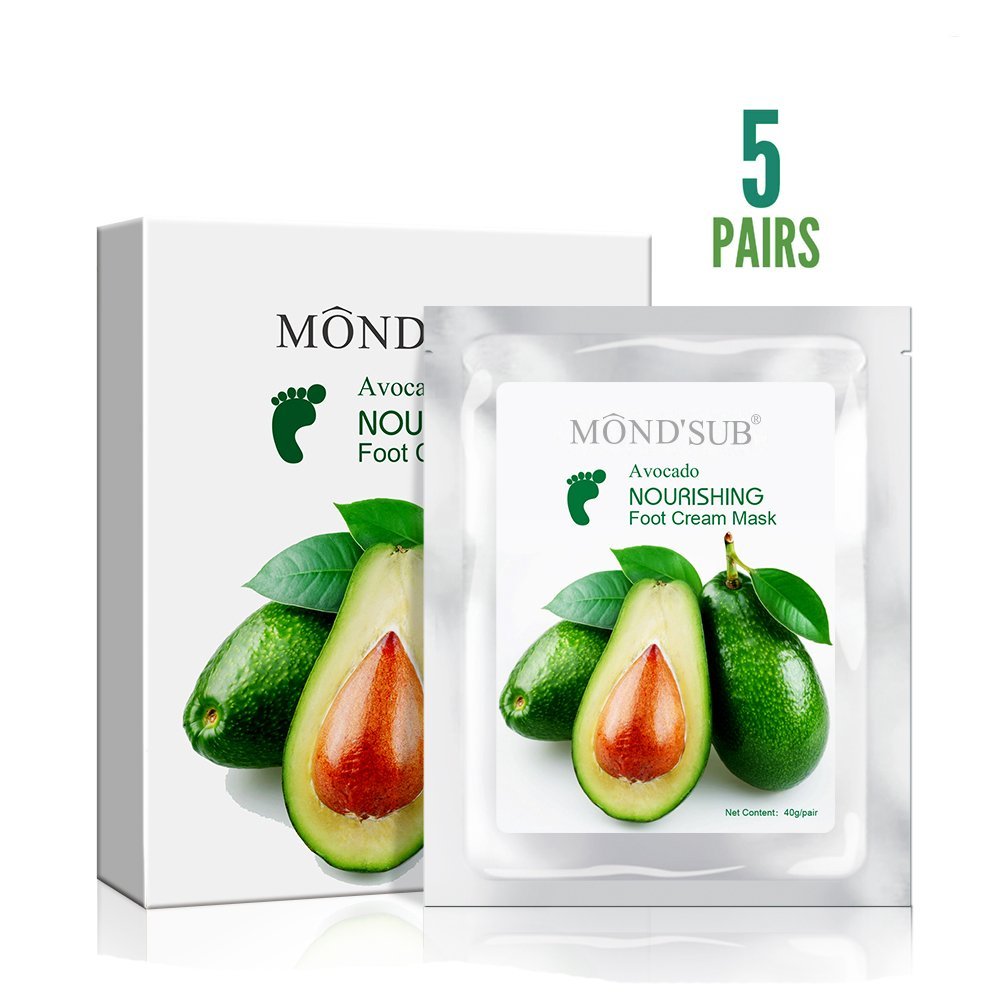 Mond'sub Foot Masks Remove Hard Skin with Peel Avocado Exfoliating