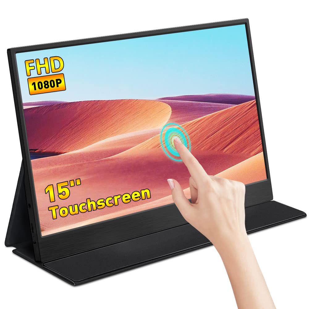 AYY Portable Laptop Monitor Touchscreen 15" IPS FHD