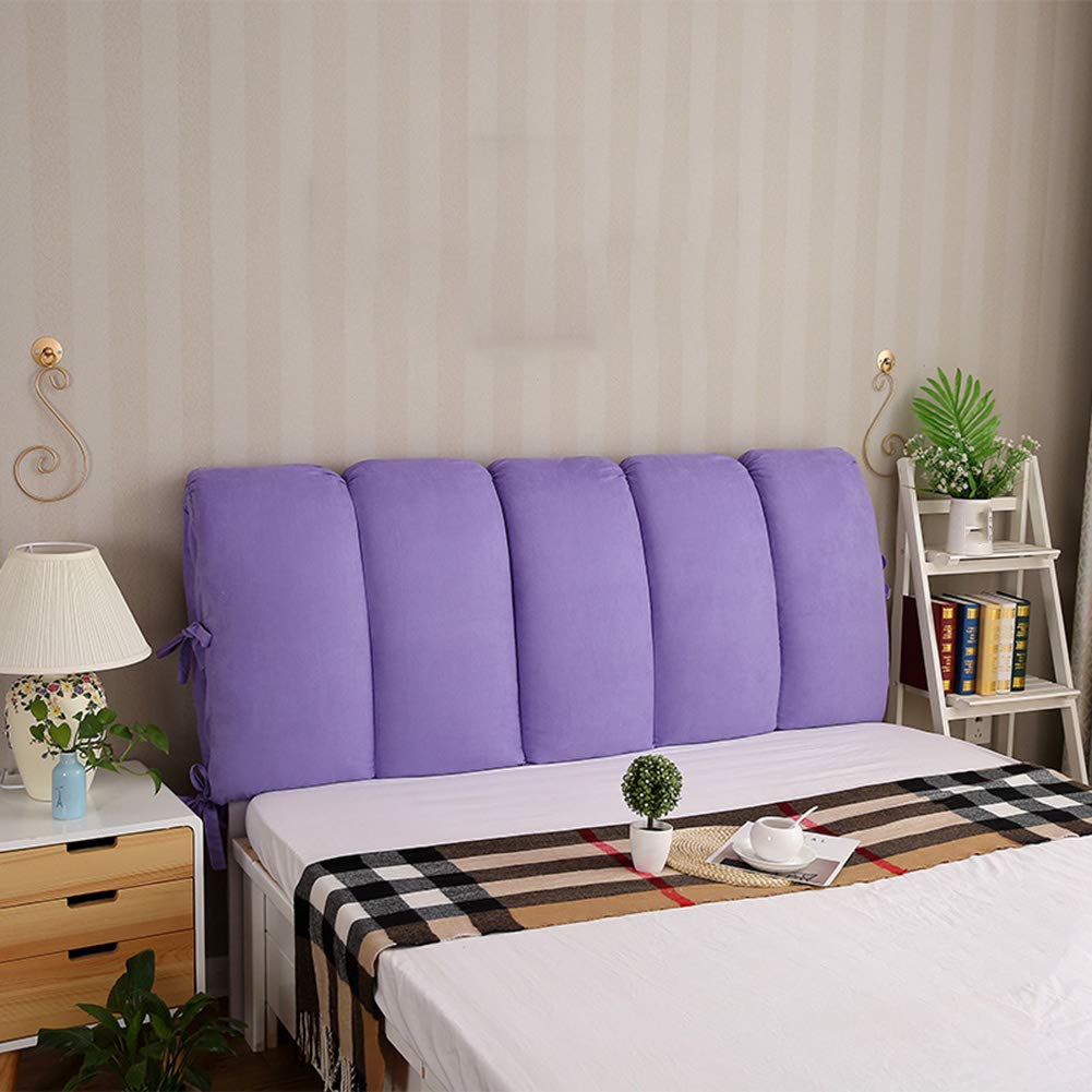Color 3, Size 150cm*50cm*7cm Headboard Pillow Cushion Backrest Bed Headrest Removable and