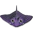 Manta Ray Fidget Toy, Multicolor 3D Printed Articulated, Sensory toy, 3d printed animals (Purple/Black)