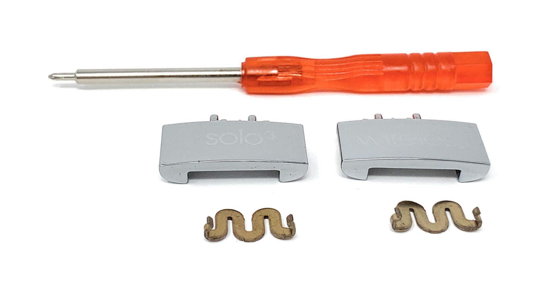 Solo3 Replacement Metal Hinge Clip Pin Repair Parts Kit Cover for Solo 3.0 Wireless Headphones (Silver)