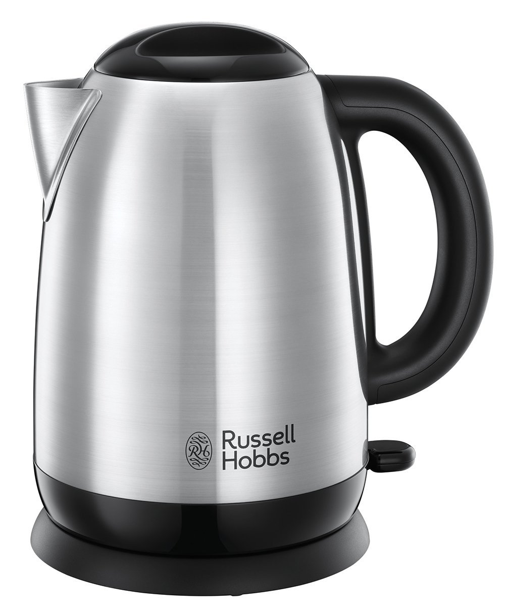 Russell Hobbs Bouilloire Electrique [Puissante & Elegante] Adventure (1,7L, 2400W, Ebullition Rapide, Marques Pour 1/2/3 Tasses, Bec Verseur Précis, Filtre Anticalcaire, Economie D'Énergie) 23912-70