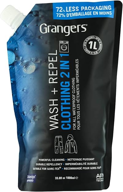 Grangers Wash + Repel Clothing 2 in 1 Eco Pouch 1 Litre Grangers