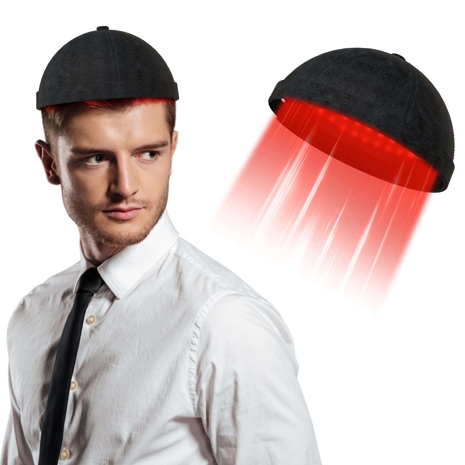 iKeener Laser Hair Growth Helmet,236 Pcs Red & Blue Light Laser Stimulates Hair Follicle Growth,FDA Cleared Hair Growth Cap Treatments Restore Hair Thickness,Alopecia for Men & Women Therapy (Black)