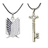 Wiazhu Anime Aot Eren Key Pendant Attack on Titan