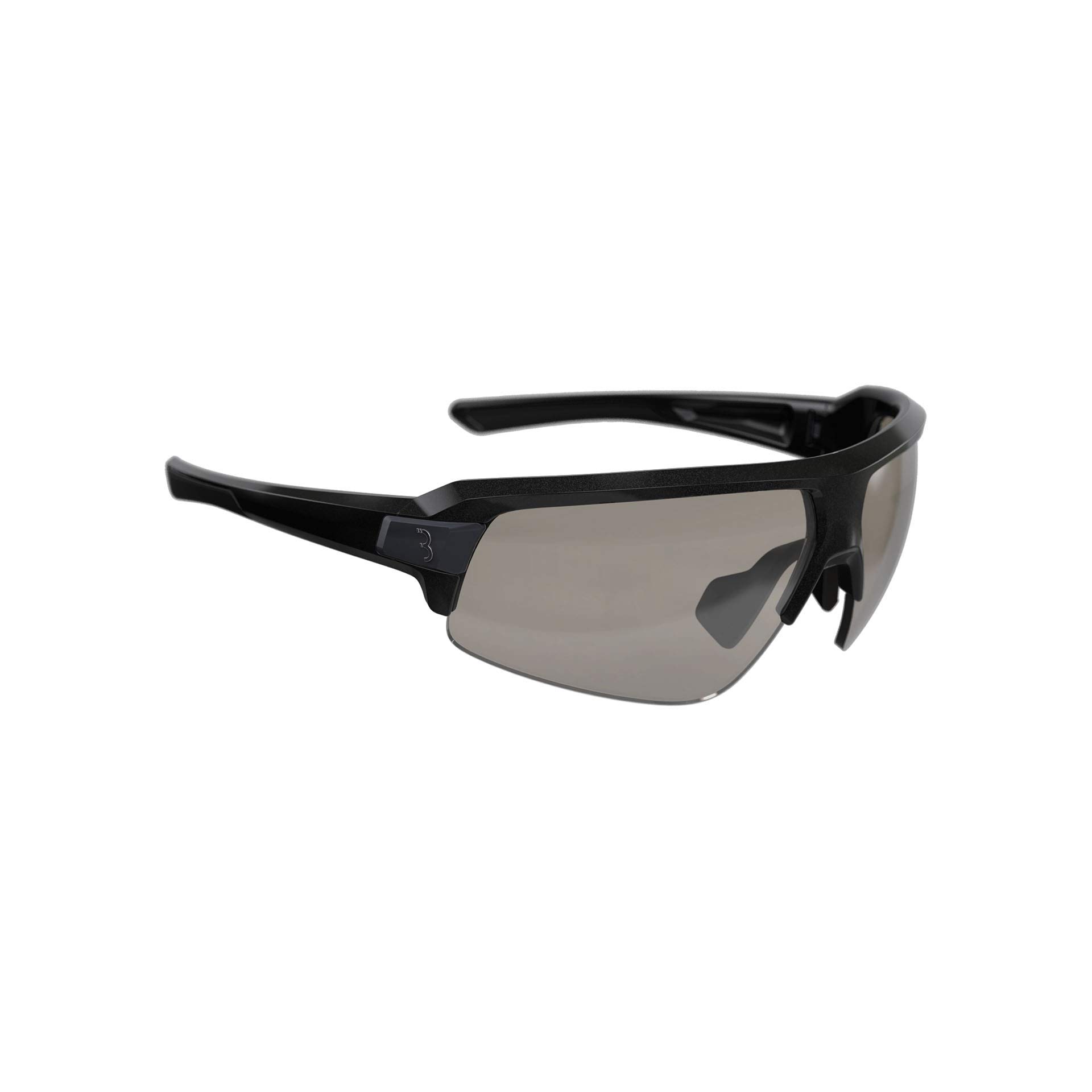 BBB Cycling Impulse PH Cycling Sport Glasses Photochromic Lenses Sunglasses Unbreakable Grilamid Frame BSG-62PH, gloss metallic black