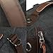 LUXUR Retro Duffel Cylinder Bag 27L Canvas Travel Backpack for Men Hiking Luggage Weekend Bag , Black