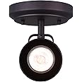 CANARM ICW622A01ORB10 Ltd Polo 1 Light Ceiling/Wall Adjustable Head, Oil Rubbed Bronze