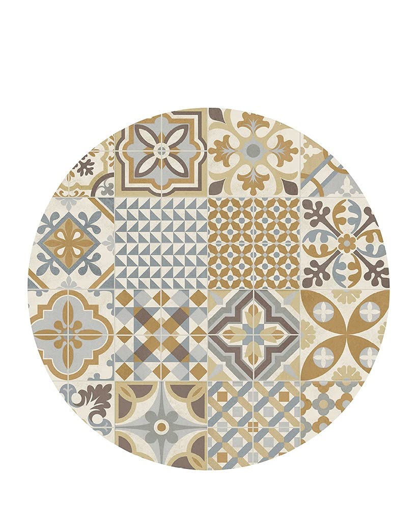 Vilber, Round Vinyl Rug Toledo Color 04. Diameter 78 cm — image 1