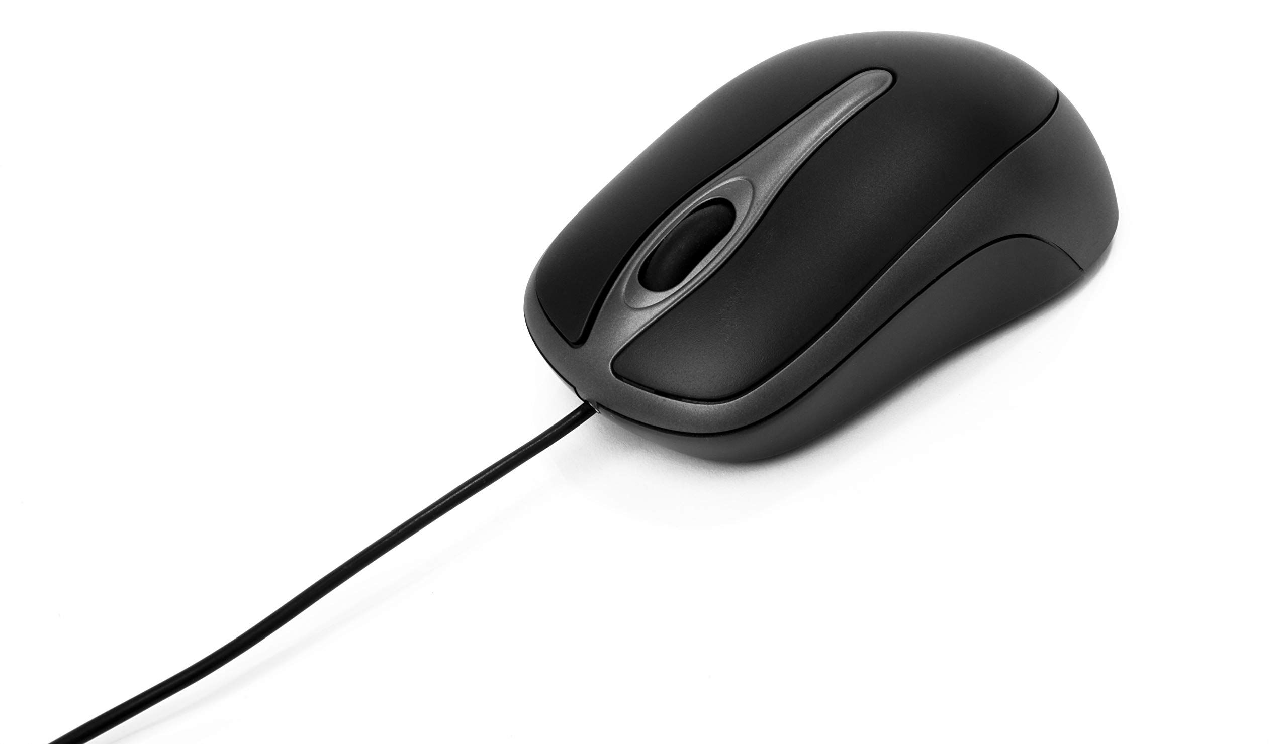 Verbatim Optical Desktop Mouse - High-Definition HD Technology, 1000 dpi, Precise Control, Left and Right-Handed, black