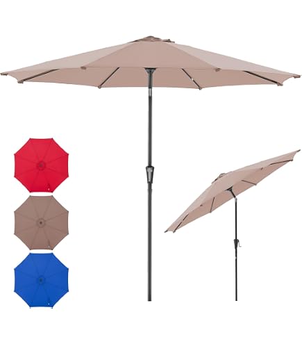 11 inch patio umbrella California Umbrella 11 ft. Woodgrain Aluminum Commercial Market Patio  Umbrella Fiberglass Ribs and Pulley Lift in True Blue Sunbrella  ALTO118202-5499-DWV