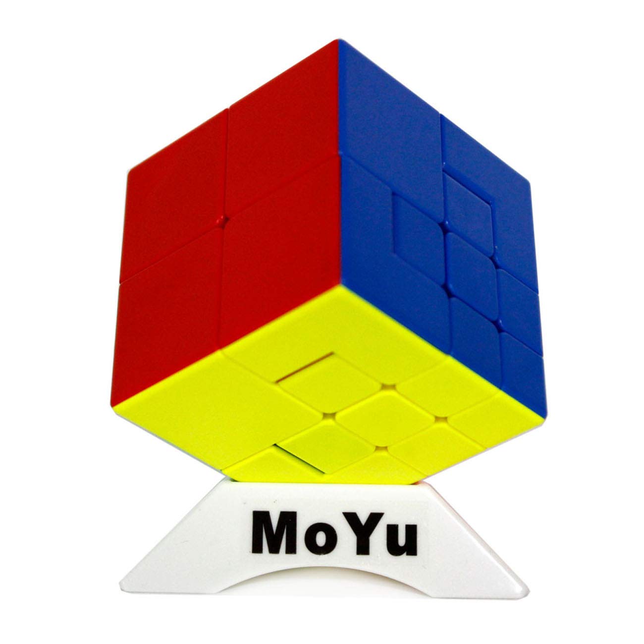 Oostifun MoYu MoFang JiaoShi Meilong KuiLei Cube Cubing Classroom Meilong Puzzle Cube Multi Color with One Cube Tripod(Style-2)