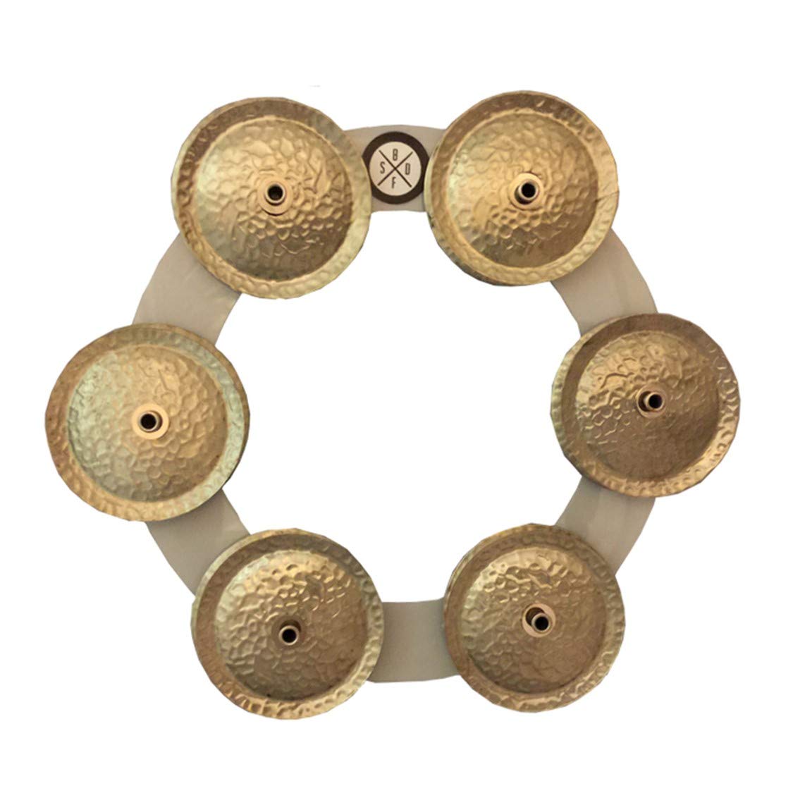 BIG FAT SNARE DRUM ABFSD-WC Bling Ring Drum Head, White Copper, BFSDBRWC