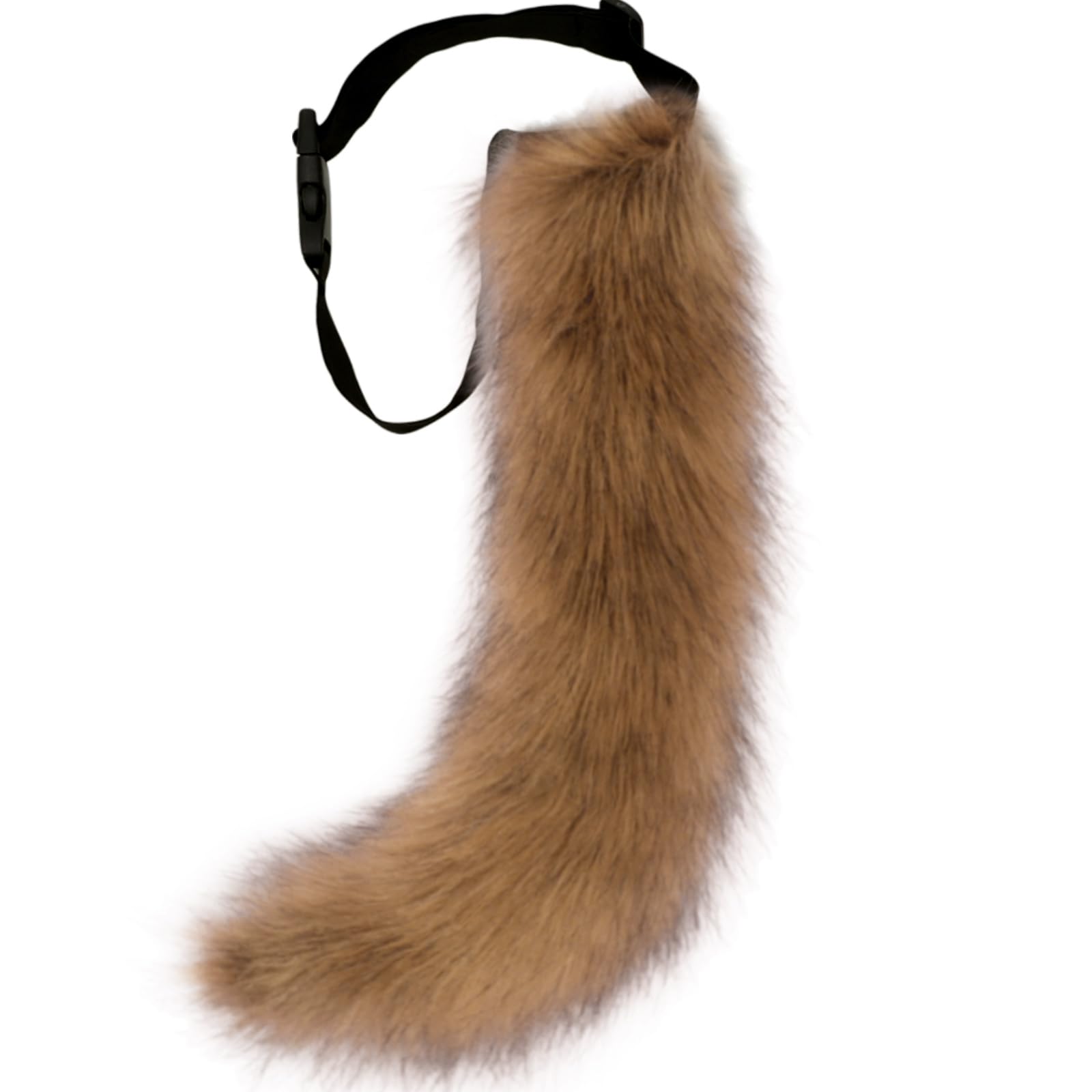 DRESHOW Faux Fox Fur Tail Cosplay Party Halloween Christmas Costume Fluffy Cat Tail for Adult