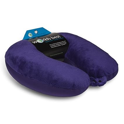 Buy World S Best Air Soft Microbead Neck Pillow Charcoal Online