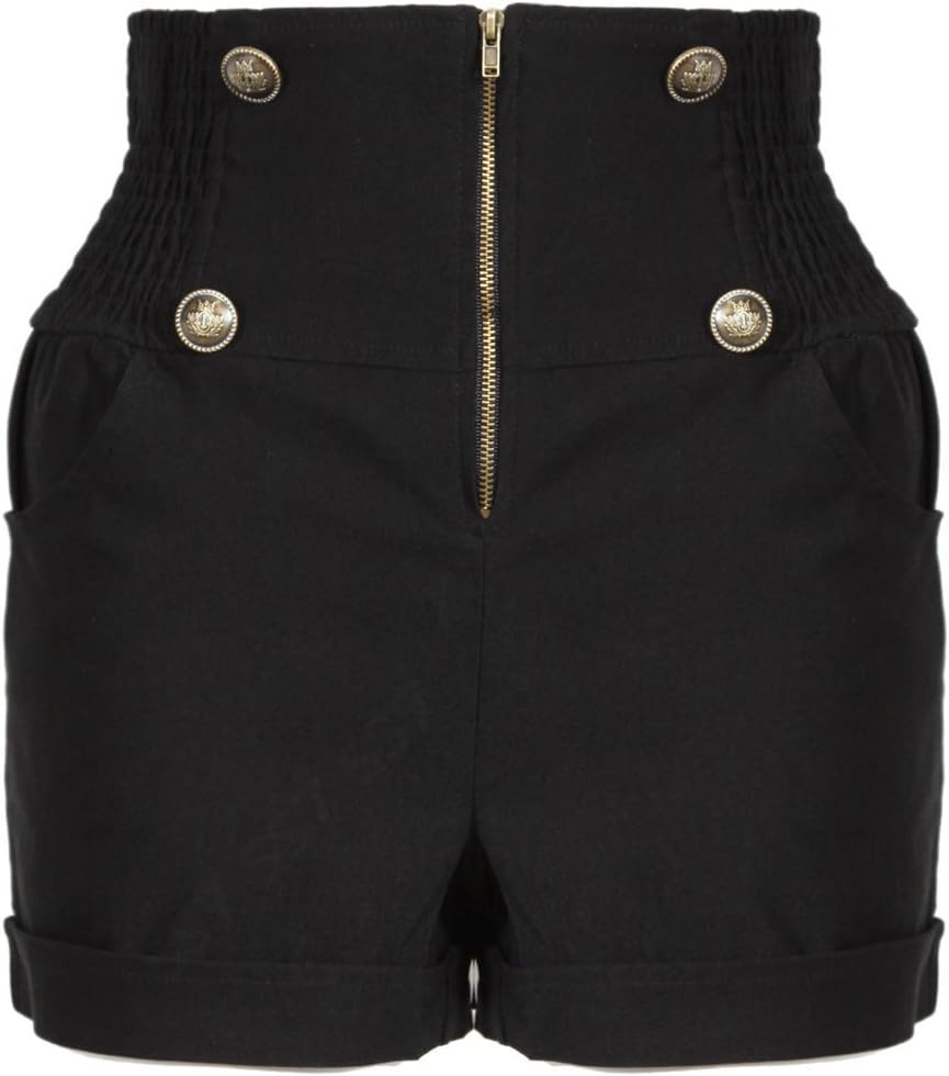 SS7 Clothing Womens High Waist Shorts 8-16