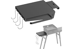 Griddle Stand Side Shelf for Blackstone 17" 22" Griddle Stand 5013, Griddle Table for Blackstone Griddle Stand with Sideshelf
