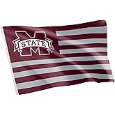 Desert Cactus Mississippi State University Indoor and Outdoor 100% Polyester University Flag Banner, 3x5 Feet Bulldogs (Nation)