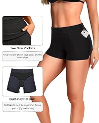 Women Tankini Swimsuit with Shorts - Halter Two