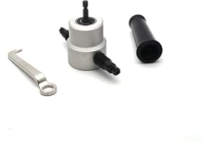 XMHF Multipurpose Double Head Sheet Metal Nibbler Hole Saw Drill Cutter Cutting Tool Electric Power Drill Attachment Fits Iron, Stainless Steel, Aluminum, Plastic, Plywood Plate