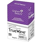Graham Beauty Salon Truewave Regular Perm End 2.25" x 3.25" Paper 1000 Pcs - HC-56174