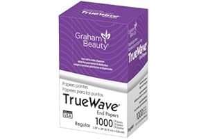 Graham Beauty Salon Truewave Regular Perm End 2.25" x 3.25" Paper 1000 Pcs - HC-56174