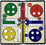 Paul Lamond Magnetic Travel Ludo University Games Red Blue Green Yellow 16 Pawns view 2
