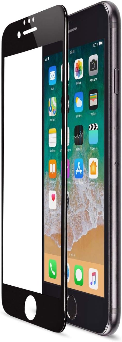 Artwizz 5741-334G32Mn 2150 Curved Screen Safety Glass for iPhone 6/7/8 Black