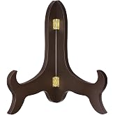 thumbnail image 2 of Aazon.co: Uxcell 3pcs 4 Easel Plate Holder, Wooden Folding Display Stand Brown For Decorative 2 of 13