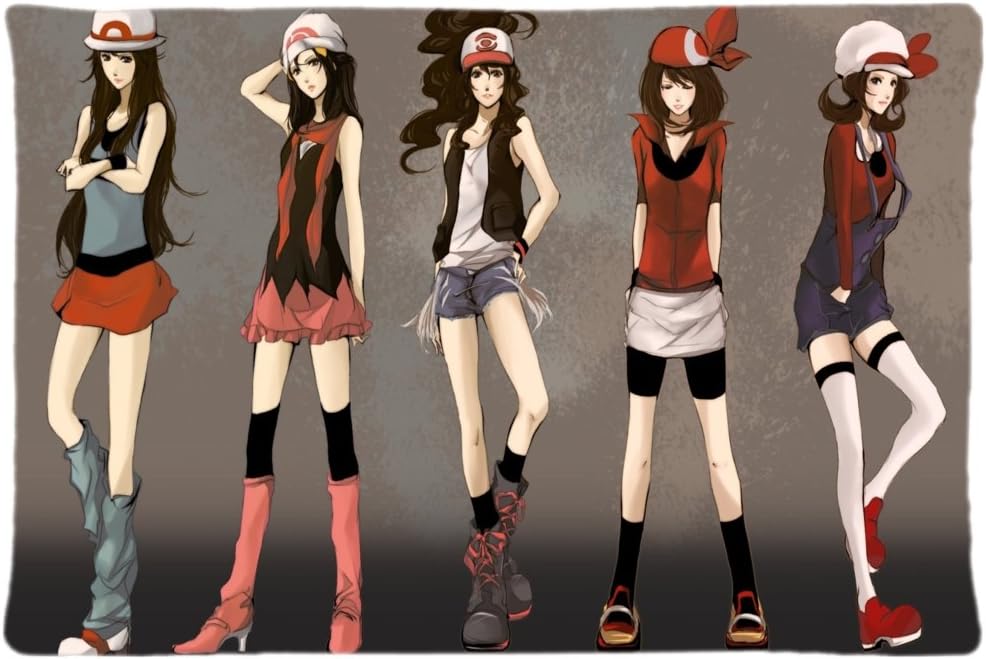 Surful Gift Pillow Case ~ Anime art babes clothes fashion Girls glamour pokemon sexy style ~ Image (One side) Custom 30X20 inches Pillowcase