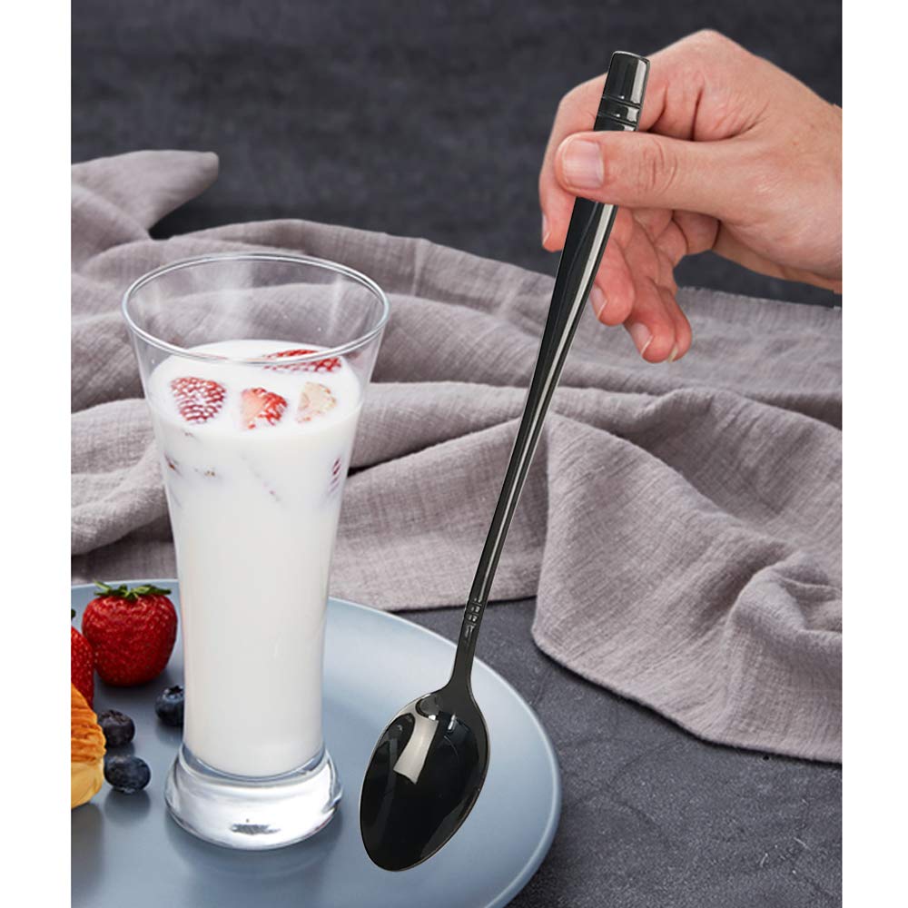 Cucchiai Da Cocktail In Acciaio Inox - Set Da 12 Per Bar E Casa