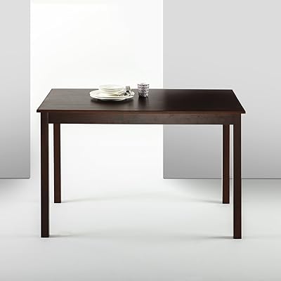 Zinus Juliet Espresso Wood Dining Table / Only
