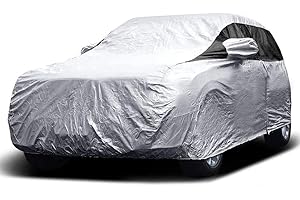 Titan Premium Multi-Layer PEVA Car Cover for Compact SUV 432-475 cm. Waterproof, UV Protection, Anti-Scratch Protective Linin