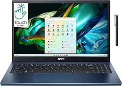 acer Aspire 3 Touch Slim Laptop in Blue Ryzen 5