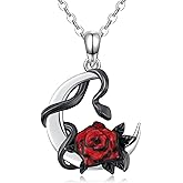 KiiKii Moon Necklace for Women 925 Sterling Silver Turquoise Celtic Knot Witches Knot Pendant Fine Jewelry Gifts for Wife Mom Daughter