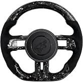 Forged Carbon Fiber Steering Wheel Compatible For Ford Mustang GT 2015-2023