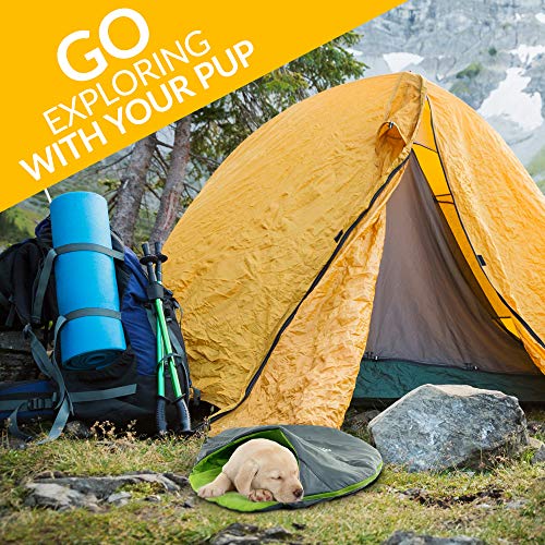 image for Outrav Dog Sleeping Bag - Camping Dog Bed - Extra Durable Waterproof D