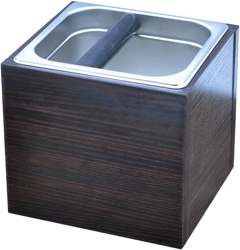 Kaffeehaus Fenteer Edelstahl Kaffee Knockbox Eimer Espresso Mahl