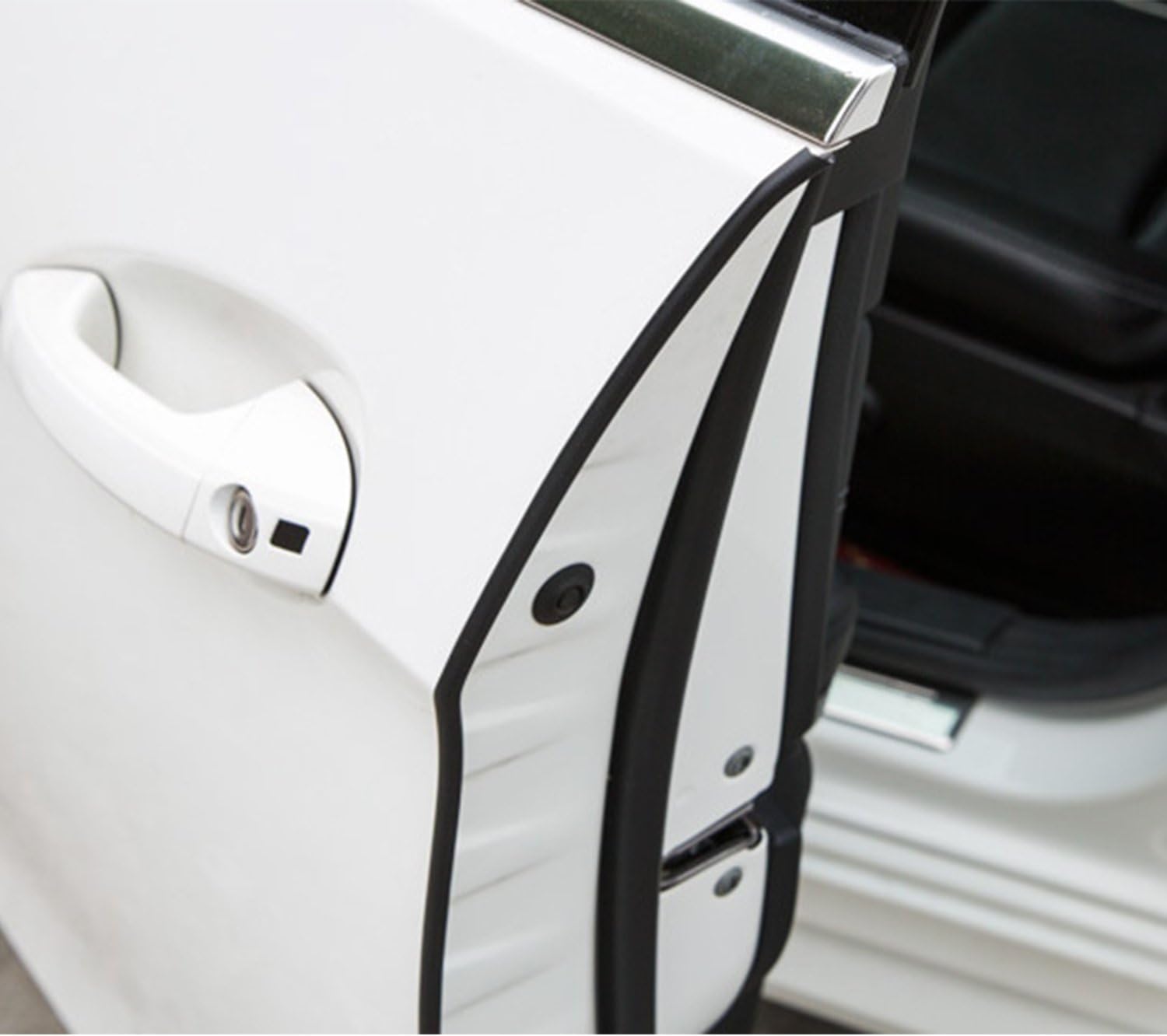Door Edge Guard/Protected Lining/Trim Molding fits most cars,Car Door Edge Guards Trim Rubber Seal Protector Guard Strip Car Protection Door Edge fits most cars(16Ft Clean,No Glue Required): Automotive