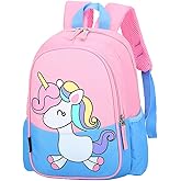 POWOFUN 11 Inch Kids Small Toddler Preschool Travel Backpack Cool Cute Cartoon Daypack (Little Blue Unicorn)