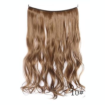 Amazon Com Keland Long Curly Wig No Clip Hair Extensions Natural