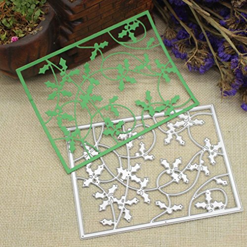 Fabal Christmas Metal Cutting Dies for DIY Scrapbooking Photo Album Decorative Embossing Folder Dies Scrapbooking Die Cuts (H) - Thumbnail 4
