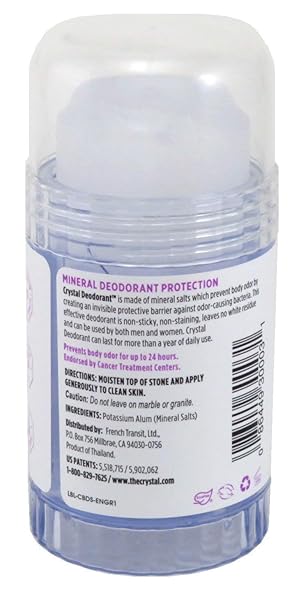 CRYSTAL DEODORANT STICK (30003), UNSCENTED, 4.25 OUNCE