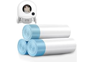 CCEOO TOY 60 Count Drawstring Cat Litter Box Liners, Suitable for Self Cleaning Litter Boxes-1114