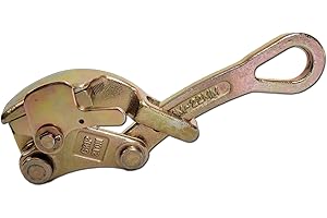 YANBORUI Cable Grip Wire Gripper Steel 4408 Lbs Pulling Grips Wire Grip cable wire pulling tools for Wire Rope cable puller come along Cable Puller Tool 【2 Ton】