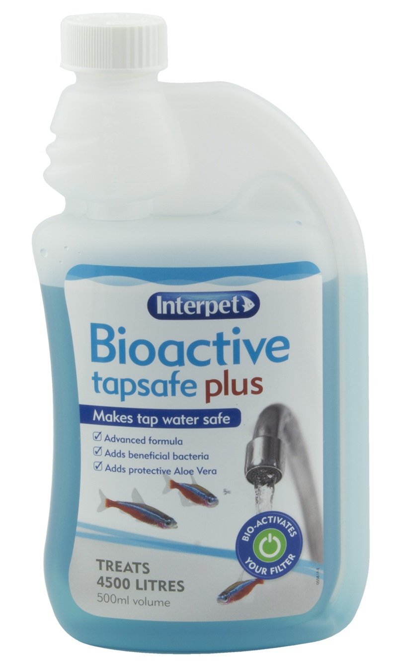 Interpet Bioactive Tapsafe Aquarium Water Dechlorinator, 500 ml, clear