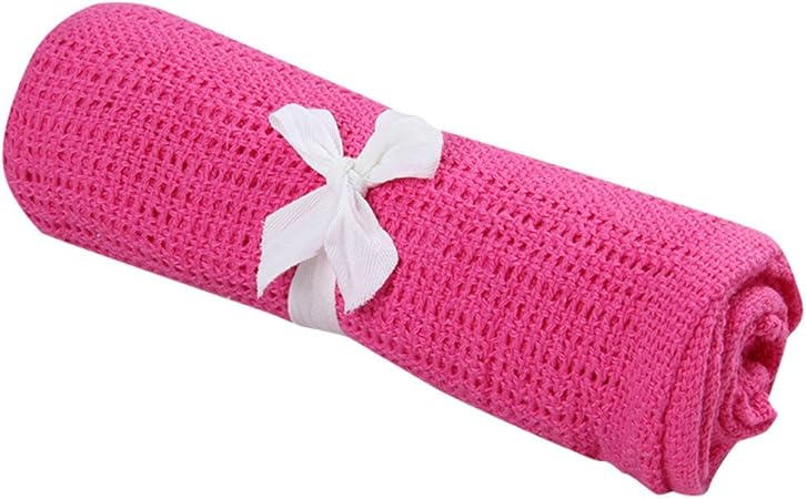 pink cellular blanket