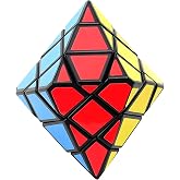 UMESCENE Hexagonal Dipyramid 3x3 Speed Cube 3x3 Dodecahedral Magic Cube Brain Teasers Double Cone Cube Puzzle Toys